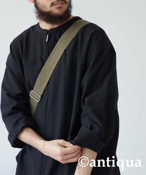 「antiqua」 長袖シャツ P ネイビー レディース_画像7