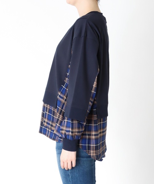 「MARECHAL TERRE」 長袖カットソー 38 ブラック系その他 レディース_画像4