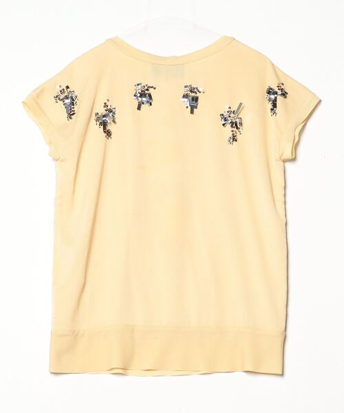 「BY MALENE BIRGER」 半袖ブラウス 32 イエロー レディース_画像2