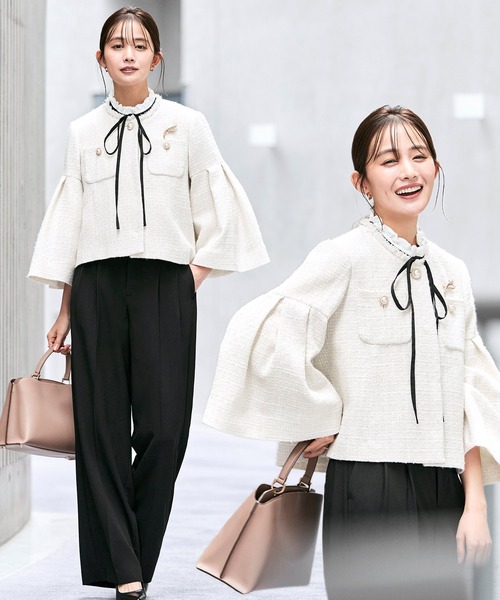 RUIRUE BOUTIQUE（ルイルエブティック） パンツスーツ L ホワイト