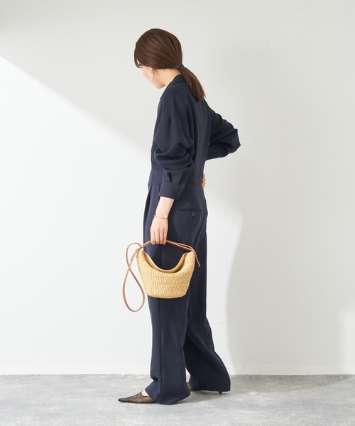 「Plage」 オールインワン 34 ネイビー レディース_画像3