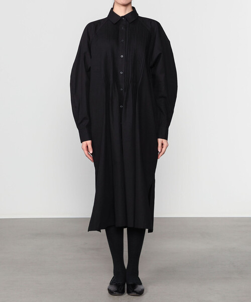 「Bshop」 シャツワンピース S ブラック レディース_画像8