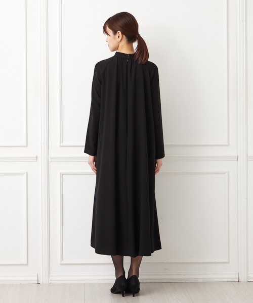 「AIMER」 長袖ワンピース MEDIUM ブラック レディース_画像4