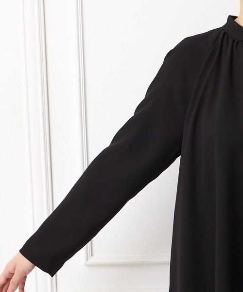 「AIMER」 長袖ワンピース MEDIUM ブラック レディース_画像7