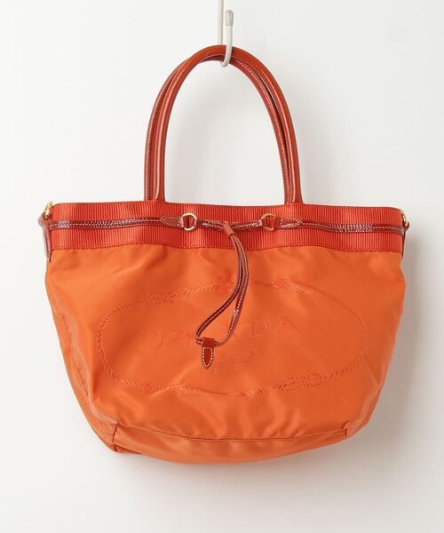 PRADA（プラダ） ハンドバッグ - オレンジ レディース : ZOZOTOWN