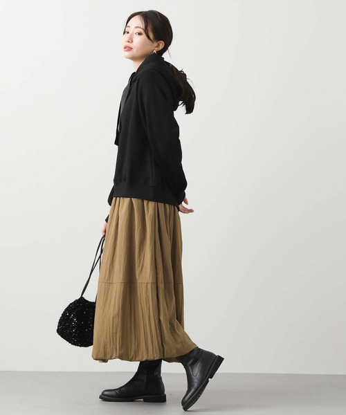 「Gready Brilliant」 「favori」ドッキングワンピース FREE チャコールグレー レディース_画像2