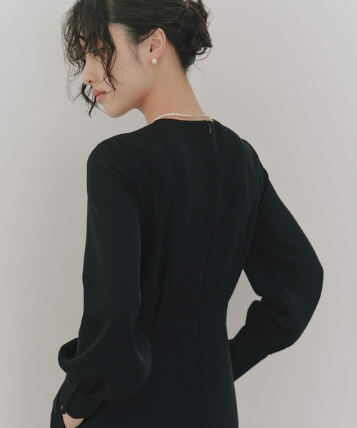 kaene（カエン） セットアップ シンプルロングスリーブワンピース
