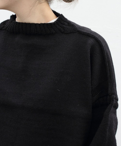 ターを ニット Le Tricoteur/ルトリコチュール オフショルダー ガンジーセーター OFFSHOULDER GUERNSEY SWEATER #03 ZOZOTOWN PayPayモール店 - 通販 - PayPayモール なりますの