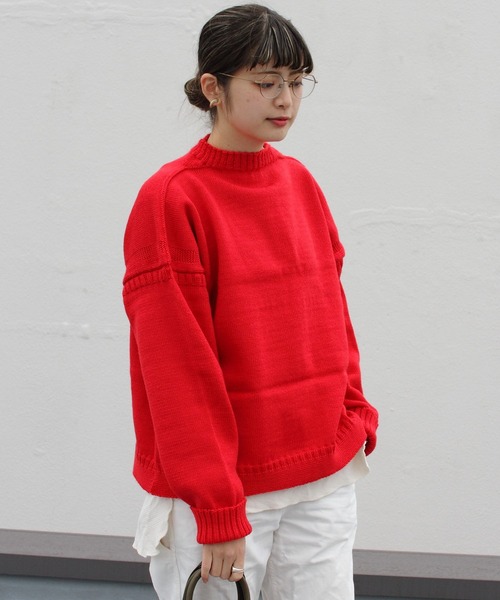 ターを ニット Le Tricoteur/ルトリコチュール オフショルダー ガンジーセーター OFFSHOULDER GUERNSEY SWEATER #03 ZOZOTOWN PayPayモール店 - 通販 - PayPayモール なりますの