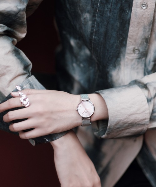 Petite Unitone - Gold watch with mesh strap 28mm | DW