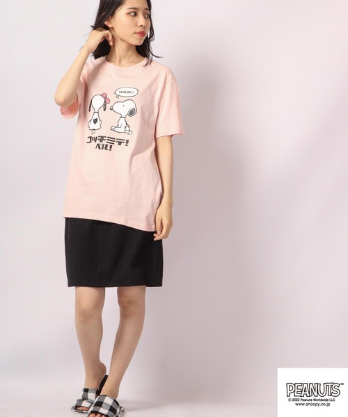 美品】 PEARLEYGATES SNOOPYコラボ 裏起毛 スカート1 秋冬