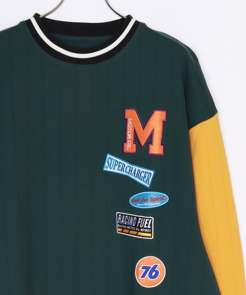 トレーナー スウェット 76Lubricants サガラ刺繍 76ワッペン