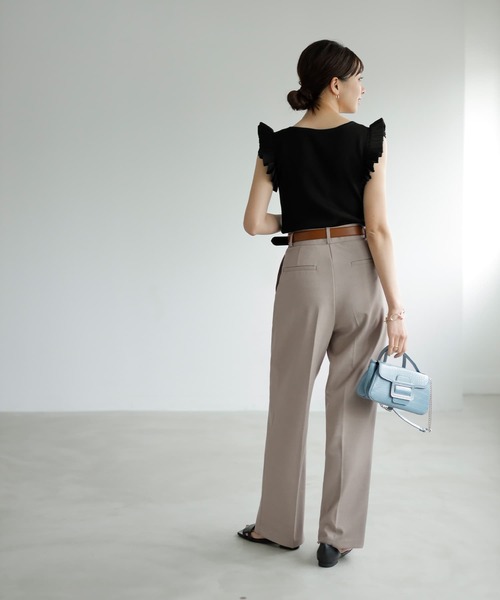 ニット セーター 「LUXE」プリーツノースリニットトップス レディース STYLE DELI ニット セーター 「LUXE」プリーツノースリニット