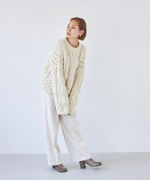 TODAYFUL パターンニット　オーバーサイズ TODAYFUL ニット セーター Pattern Hand Knit レディース : ZOZOTOWN