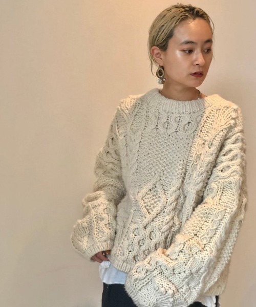 TODAYFUL ニット セーター Pattern Hand Knit レディース : ZOZOTOWN