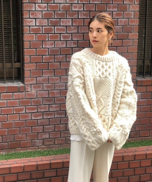 トゥデイフル　Pattern Hand Knit Pattern Hand Knit（ニット/セーター）｜TODAYFUL（トゥデイフル）の