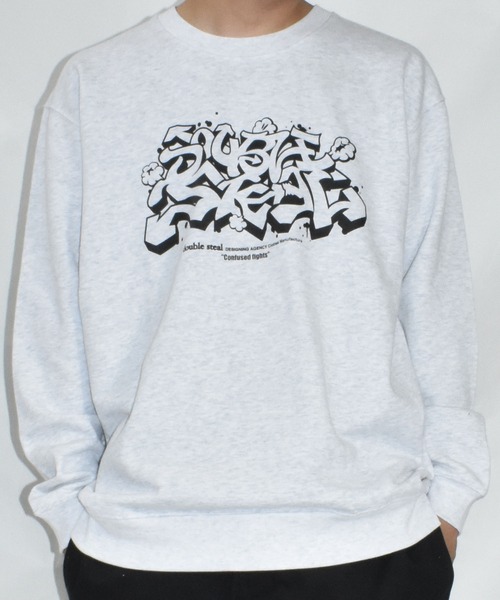DOUBLE STEAL（ダブルスティール） トレーナー スウェット 矢印