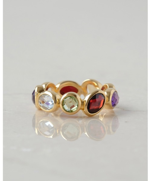 【バラ売り可】TOME JEWELRY フリーリング 天然石リング 9種類 TOME JEWELRY 指輪 リング MULTI STONE ETERNITY RING
