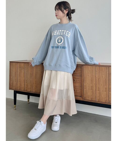 dazzlin（ダズリン） トレーナー スウェット 「ZOZO限定ITEM」カレッジ