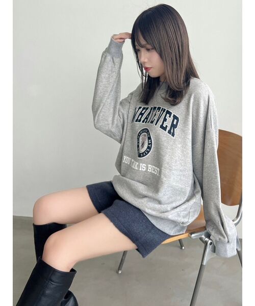 dazzlin（ダズリン） トレーナー スウェット 「ZOZO限定ITEM」カレッジ