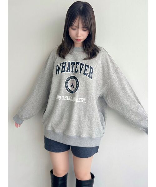 dazzlin（ダズリン） トレーナー スウェット 「ZOZO限定ITEM」カレッジ