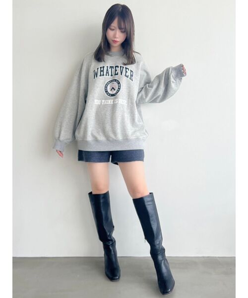 dazzlin（ダズリン） トレーナー スウェット 「ZOZO限定ITEM」カレッジ