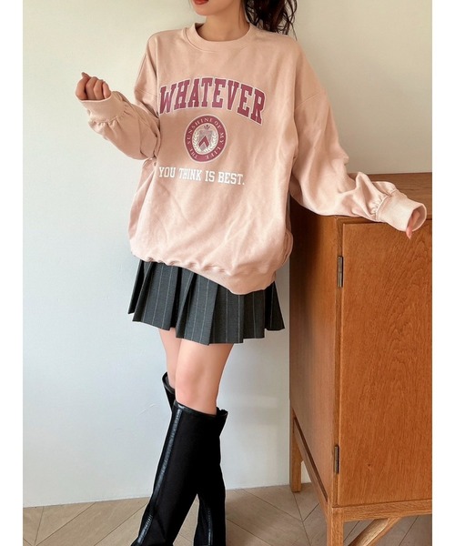 dazzlin（ダズリン） トレーナー スウェット 「ZOZO限定ITEM」カレッジ