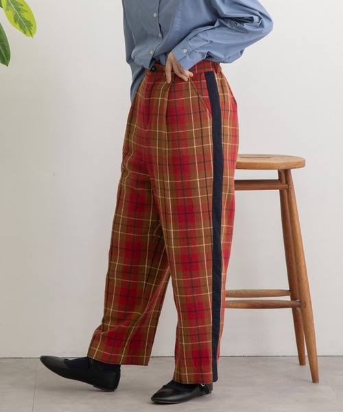 タータンチェックパンツ（レディースその他ボトムス、パンツ