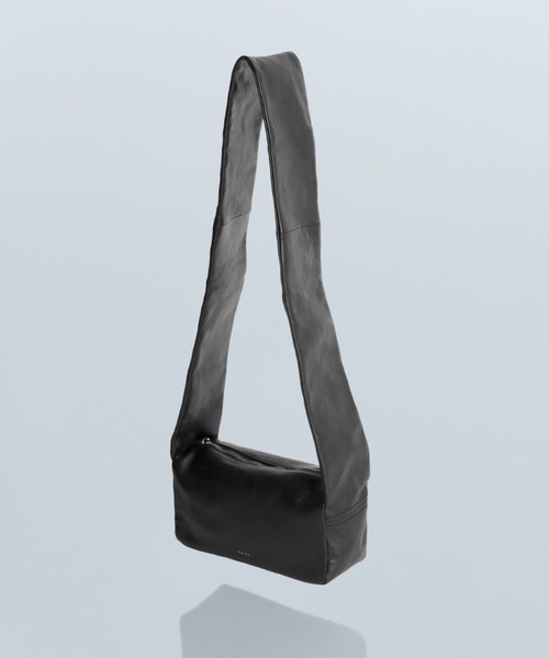バッグ real leather wide shoulder bag YArKA ショルダーバッグ バッグ 「YArKA/ヤーカ」real leather