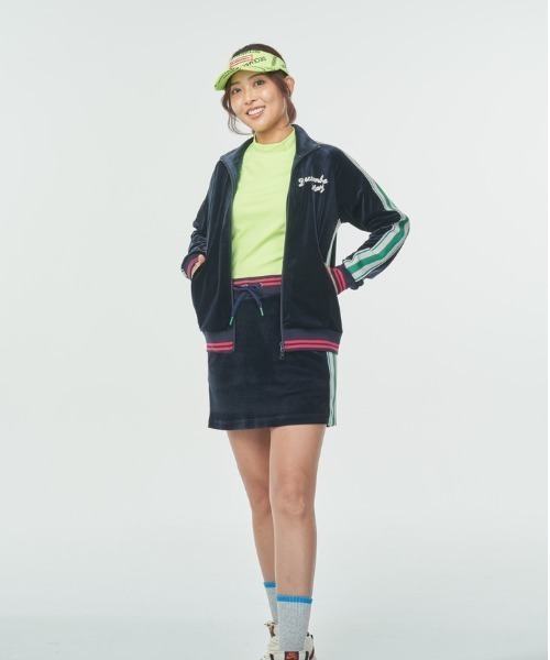 DECEMBERMAY（ディセンバーメイ） ブルゾン アウター Warm Velours zip