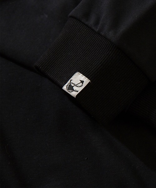 トレーナー スウェット HOOK -original- ハート肘パッチ刺繍スウェット