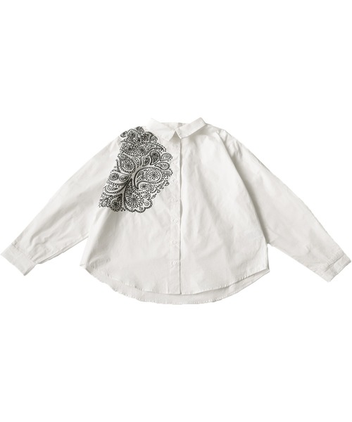 ブラウス シャツ B2848 CRWペイズリーシャツ レディース B2848 CRWペイズリーシャツ(M ブラック): トップス - RNA ONLINE