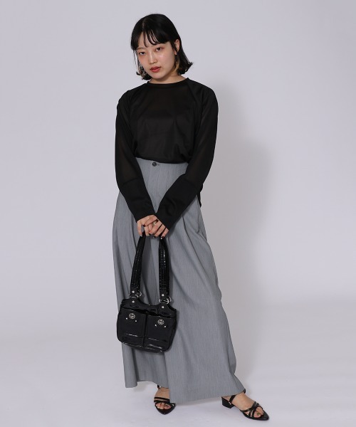 Ketty Cherie（ケティシェリー） tシャツ シアーラグランロンTシャツ