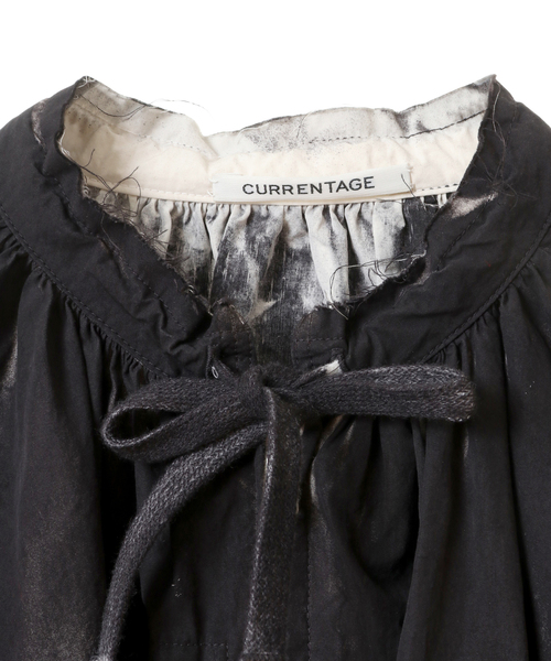 ブラウス シャツ 「CURRENTAGE/カレンテージ」spray dyeing mock shirt レディース martinique ブラウス シャツ 「CURRENTAGE/カレンテージ」spray
