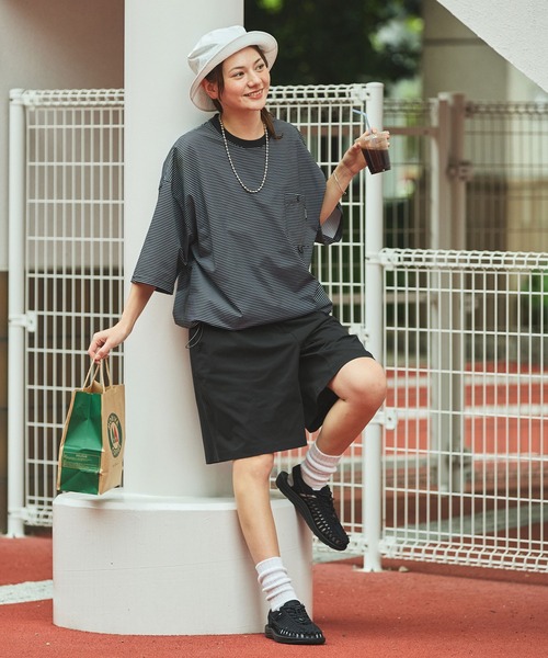 【新品未使用】ヤドン 接触冷感プリント Tシャツ&ショーパンセット& ヘアバンド 接触冷感ショートパンツ（女の子） 通販【ニッセン】