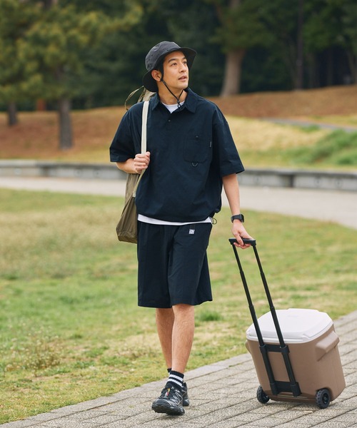 【新品】スケイプスボスマン キュロット ハーフパンツ ブラック ベイクルーズ取扱 THE CRAFT CREW PRODUCTS ハーフパンツ ワイドパンツ パンツ メンズ