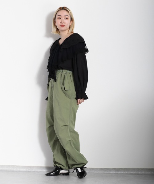cepo（セポ） パンツ コンバットサスペンダーパンツ レディース