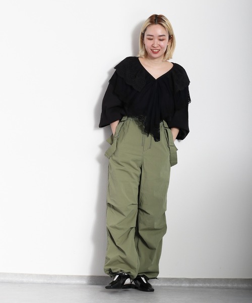 cepo（セポ） パンツ コンバットサスペンダーパンツ レディース