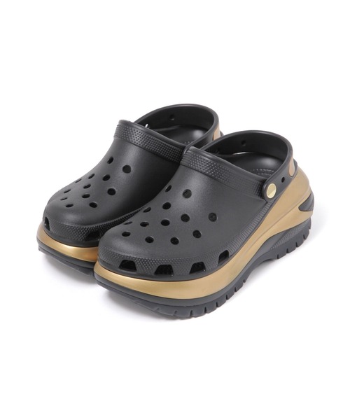 crocs（クロックス） 厚底 サンダル 「LADIES」crocs／メガ クラッシュ