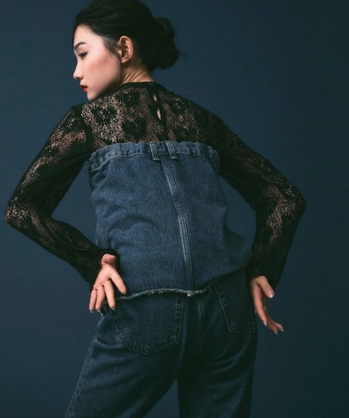 本物 美品 コレクションモデル マルニ  側章スタッズ デニムパンツ ジーンズ SOMETHING ジーンズ デニム デニムパンツ 「atelier SOMETHING