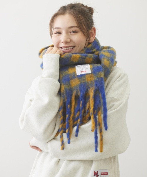 TENDERLOIN SCARF CHECKER チェッカーマフラー ストール TENDERLOIN SCARF CHECKER チェッカーマフラー ストール