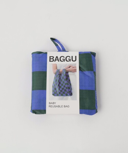 BAGGU エコバッグ 「 BAGGU」チェック ポケッタブルバッグ/BABY