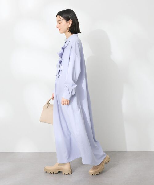 CRAFT STANDARD BOUTIQUE シャツワンピース デシンフリル