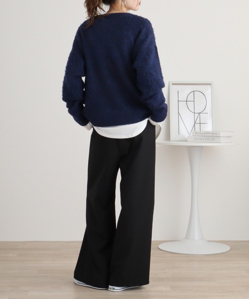 EGLANTINE ニット セーター Eglantine シャギーロゴニット