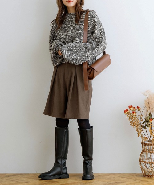 極美品♪定価4.6万 イエナ OWIL アウル ハーフスリーブ ハンドニット ◈ ♪定価4.6万 イエナ OWIL アウル ハーフスリーブ ハンド