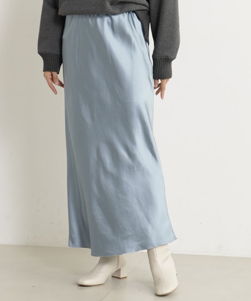 新品未使用品【クラシックサテンフレアスカート】 FOUND GOOD（ファウンドグッド） スカート STRサテンフレアSK