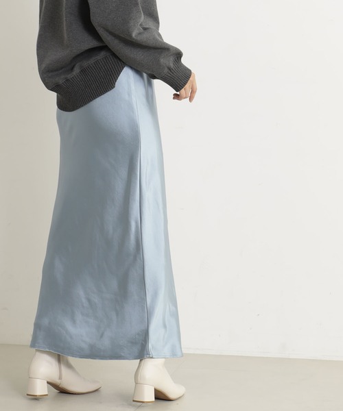 FOUND GOOD（ファウンドグッド） スカート STRサテンフレアSK