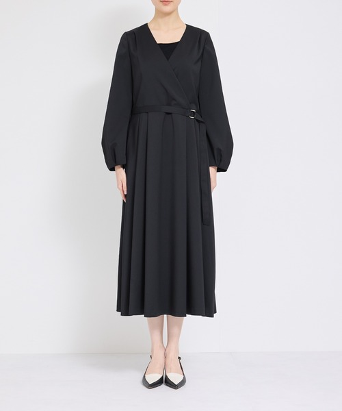 ROPE'（ロペ） ワンピース タックフレアステッチワンピース : ZOZOTOWN