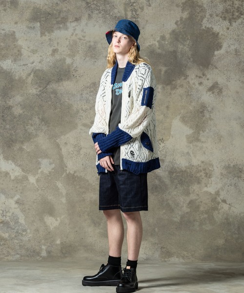 glamb（グラム） ma1 ma-1 Openwork Knit MA-1 / オープンワークニット