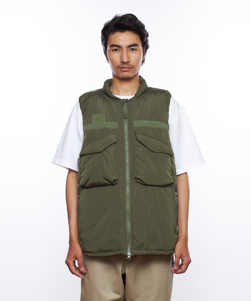 Liberaiders リベレイダース オリーブベスト Liberaiders（リベレイダース） ベスト ジレ Liberaiders UTILITY VEST